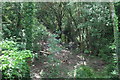 Former trackbed west of bridge on Pennar Lane