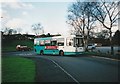 Bus entering turning circle, Beam Hill