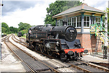 TQ3635 : 80151 runs round its train at Kingscote by Robin Webster