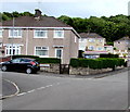 Houses and hedges on a Graig Park corner, Newport