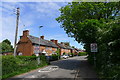 Entering Houghton on the Hill along Stretton Lane