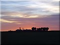NT4170 : Sunset over Carlaverock Farm by Adam Ward