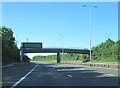 M5 Motorway overbridge near Napleton