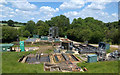 Sewage works between South and East Harting