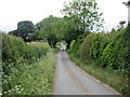 Minor road southwest of Colemere