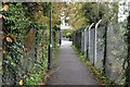 Footpath by the Piccadilly Line