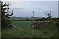 Pylons walking across Aldsworth