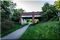 SJ9046 : Disused Railway Line Bridge , Eaton park by Brian Deegan