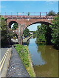 SO8555 : Railway bridge, Westbury Street, Worcester by Stephen Richards