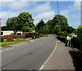 NE along Station Road, Ponthir, Torfaen