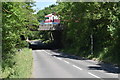 SU7770 : M4 crossing Mill Lane, Sindlesham by Simon Mortimer