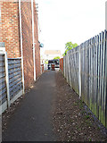 SE2436 : Path from St Catherine's Drive to Fall Park Court by Stephen Craven