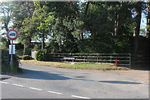 SO7391 : Old Worcester Road at the junction of the A442 by David Howard