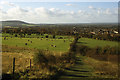 Path leading towards Princes Risborough from Kop Hill Road