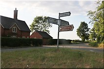 SO7899 : Junction on Burnhill Green Road by David Howard