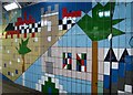TG2208 : Tiled mural in the Chapelfield underpass by Evelyn Simak