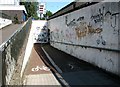 TG2208 : Chapelfield underpass - graffiti by Evelyn Simak