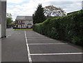 Catholic church parking area, Old Cwmbran