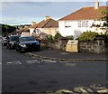 Yellow box on a Graig Park corner, Newport