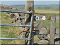 SE0222 : Locked gate on a bridleway on Crow Hill by Stephen Craven