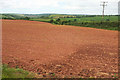 Arable field near Sharpham Meadow Natural Burial Ground