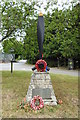SK8376 : Memorial on the green to two aircraft crashes in 1944 by Adrian S Pye