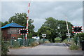 SO6907 : Level crossing at Awre by John Winder