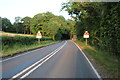 The A442 entering Worcestershire, Romsley