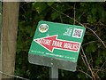 Nature trail walks sign