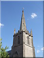 The spire of St Mary the Virgin