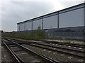 Tracks to rear of Distribution Warehouse on former Tinsley Yard