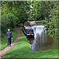 Canal below Filance Lock in Penkridge, Staffordshire