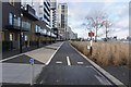 Thames Path at Greenwich Peninsula Park, London