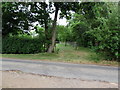 Footpath off road near Saleway