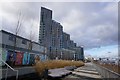 Thames Path on Olympian Way, Greenwich Peninsula, London