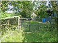 Gate on footpath off Holme House Lane, Fulstone, New Mill