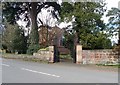 Entrance to St John the Baptist Church, Whittington