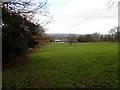 View down to the Cheshire Plain from Selattyn