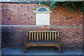 Seat under two Royal Diamond Jubilee Memorials, Stonesfield, Oxon
