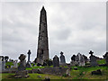 X1877 : Ardmore Round Tower and Graveyard by James Howe (Grandson)
