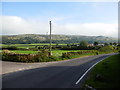 Webbington Road near Dunnett Farm looking North East