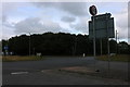 Roundabout on Salisbury Road, Blandford Forum