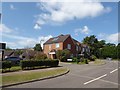 Looking from  Roke Lane towards Dorlcote Way