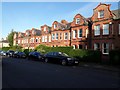 NZ2467 : Terraced houses, Woodbine Road, Gosforth, Newcastle upon Tyne  by Graham Robson