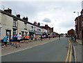 SJ9594 : Dr Ron Hyde 7 Mile Race 2019: Early runners passing Dowson Road by Gerald England