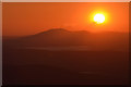 NC9216 : Summer Solstice Sunset from Ben Uarie, Scottish Highlands by Andrew Tryon