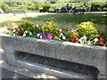 Former horse drinking trough near Barnes Pond