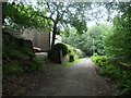 Public footpath on Digley Road, west of Holmbridge