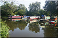 SE7544 : Moorings at Melbourne Branch, Pocklington Canal by Ian S