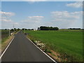 Carr Moss Lane approaching Plumpton Lane